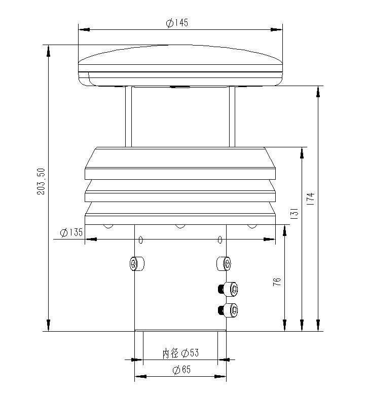 超聲波風(fēng)速風(fēng)向傳感器